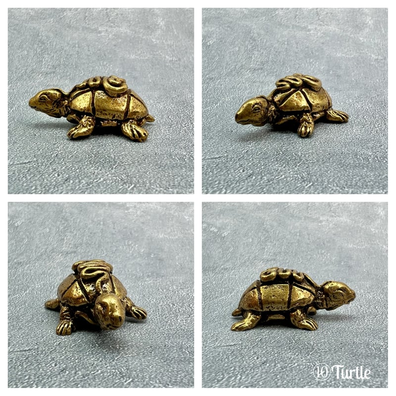 真鍮 置物 まとめ　蛙 布袋尊 縁起物 ミニチュア ブラス フィギュア16点 真鍮製ミニ置物B【縁起物】/Brass Mini Statue 