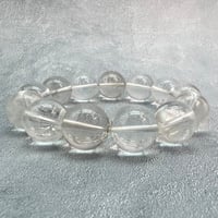 【カイラス産】"手磨き"天然ヒマラヤ水晶 ブレスレット16mm内径16cm/Kailash Himalayan Quartz Bracelet