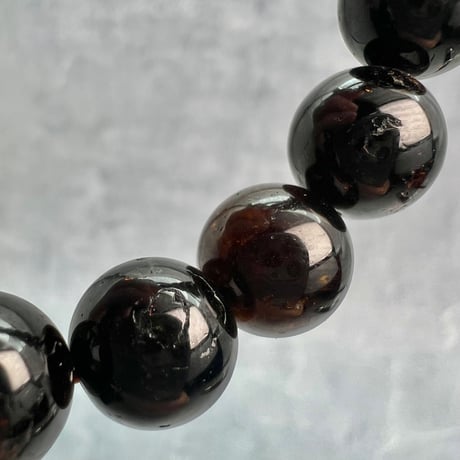 ネパール産🇳🇵ヒマラヤドラバイトトルマリン ブレスレット10mm内径15.5/Nepal Himalayan dravite tourmaline Bracelet