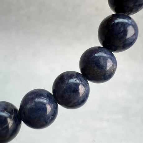 【天然サファイア】ブレスレット(約6.8mm/内径14cm)①/Sapphire Bracelet