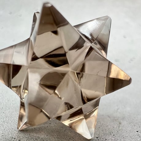 【ガウリシャンカール産】天然ヒマラヤスモーキークォーツ アステロイド④/Gaurishankar HimalayanSmoky Quartz "Asteroid"Super Markaba Star