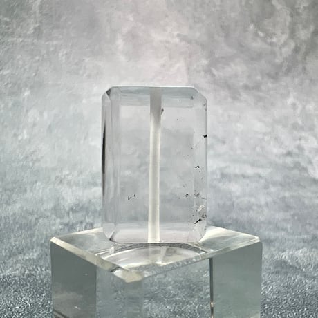 【ガネッシュヒマール産】天然ヒマラヤ水晶"手磨き加工"スクエアビーズ②/Ganesh Himal  Himalayan Quartz Square Beads