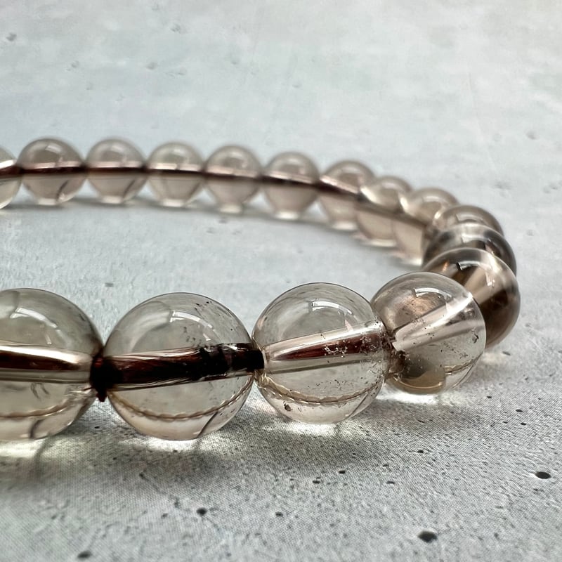 ✳ヒマラヤ*ガウリシャンカールスモーキークォーツ＆虎目石