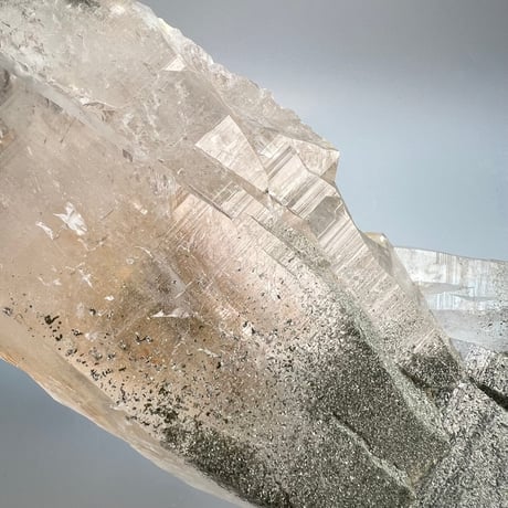 大特価【ガネッシュヒマール産】クローライトイン天然ヒマラヤ水晶❾/Ganesh Himal Chlorite in Himalayan Quartz