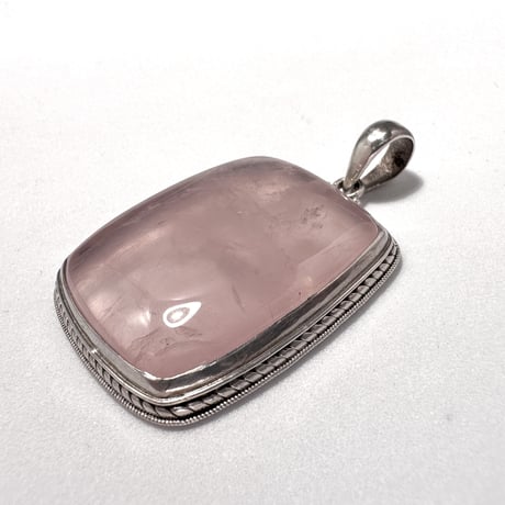 マダガスカル産ローズクォーツペンダントトップ6️⃣ (シルバー925)/Rosequartz Pendant Top