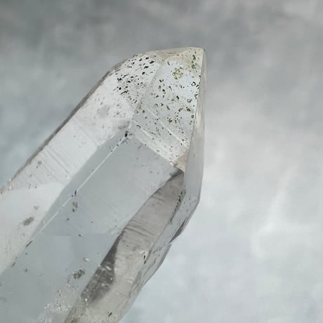 【ガネッシュヒマール産】天然ヒマラヤ水晶ペンダント(ポリッシュ面あり) GaneshHimal Natural Himalayan Quartz Pendant