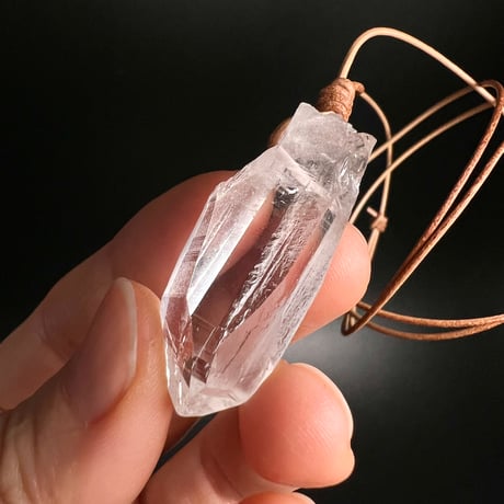 【アンナプルナ産】天然ヒマラヤ水晶ペンダント⑥/Annapurna Himalayan Quartz Pendant