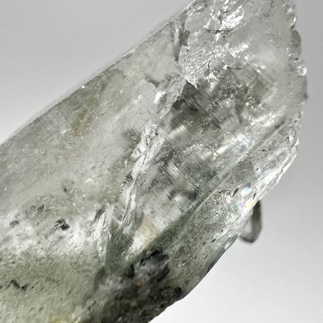 マナスル産クローライトインヒマラヤ水晶ポイント/Manaslu Chlorite in Himalayan Quartz Point