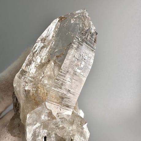 【ガネッシュヒマール産】リモナイトイン天然ヒマラヤ水晶 ポイント"PP"/Ganesh Himal Limonite in Himalayan Quartz Point