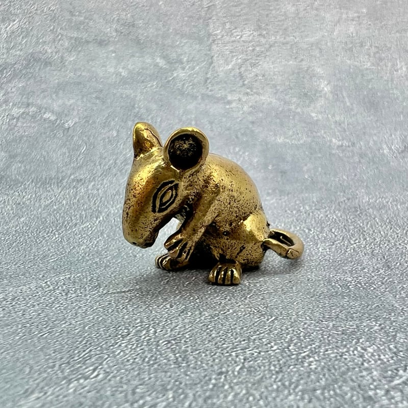 真鍮製ミニ置物B【縁起物】/Brass Mini Statue 