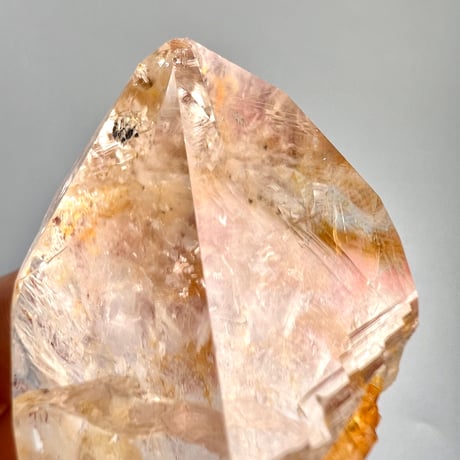 【ガネッシュヒマール産】リモナイトイン天然ヒマラヤ水晶/Ganesh Himal Limonite in Himalayan Quartz
