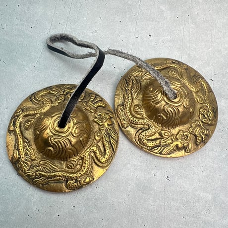【ティンシャ】ドラゴン(約6.5cm)/Tingsha "Dragon"