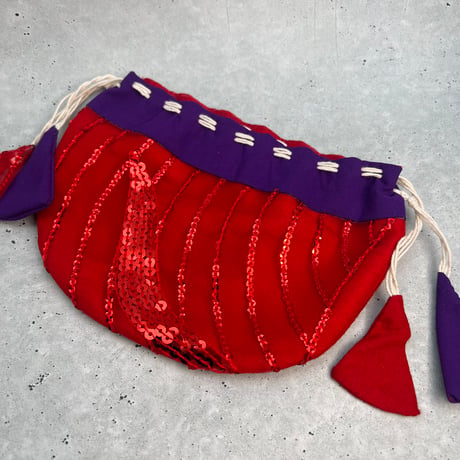 "Thaili" handmade in Nepal🇳🇵B-①〜⑦ "タイリ(巾着袋)"ネパール産ハンドメイド