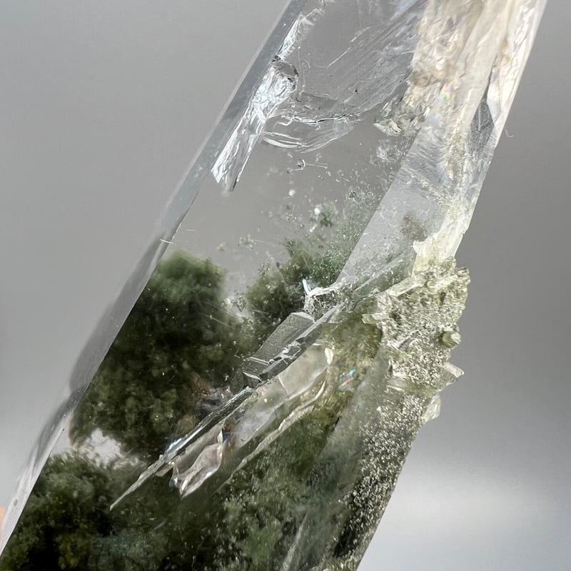 ガネッシュヒマール産】クローライト&アクチノライトイン天然ヒマラヤ