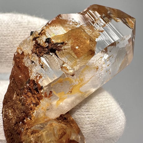 【ガネッシュヒマール産】リモナイトイン天然ヒマラヤ水晶⑧/Ganesh Himal Limonite in Himalayan Quartz