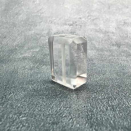 【ガネッシュヒマール産】天然ヒマラヤ水晶"手磨き加工"スクエアビーズ③/Ganesh Himal  Himalayan Quartz Square Beads
