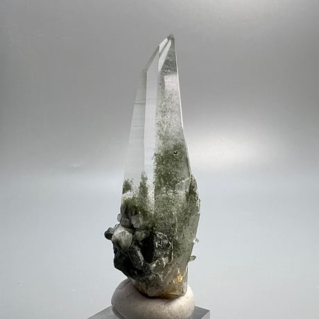 【ガネッシュヒマール産】クローライトイン天然ヒマラヤ水晶/Ganesh Himal Chlorite in Himalayan Quartz