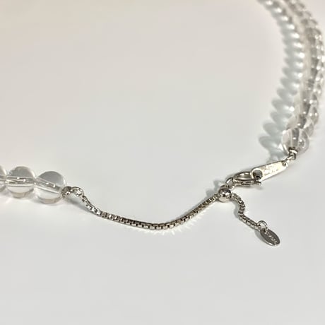 【ガネッシュヒマール産】天然ヒマラヤ水晶デザインネックレス/Ganesh Himal Himalayan Quartz Design Necklace