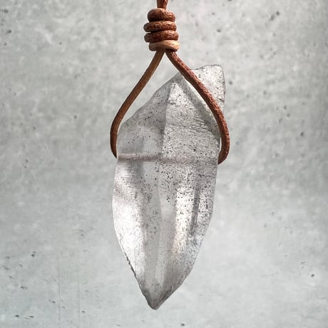 【カイラス産】天然ヒマラヤ水晶ペンダントトップ/Kailash Himalayan Quartz Pendant Top