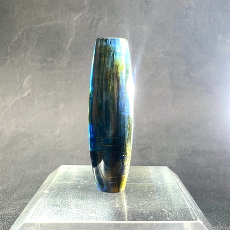 【ハイクオリティ】ネパール産天然ヒマラヤカイヤナイト バレルビーズ②/Nepal﻿ Himalayan Kyanite﻿ Barrel Beads