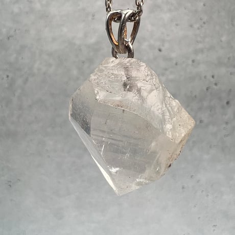 【カイラス産】天然ヒマラヤ水晶バチカン付きペンダントトップ⑦/Kailash Himalayan Quartz Pendant Top