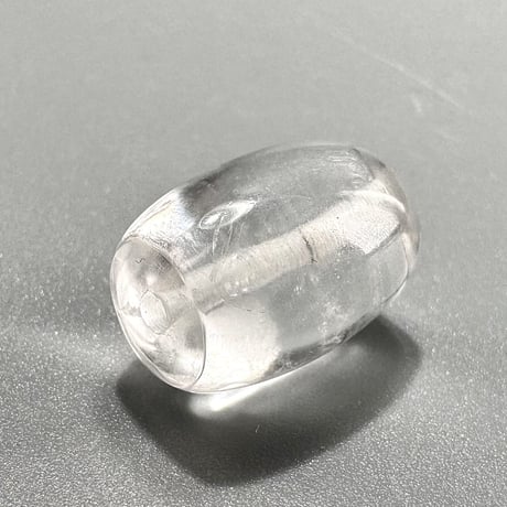 カイラス産"手磨き"天然ヒマラヤ水晶 バレルビーズ① Kailash Himalayan Quartz Barrel beads