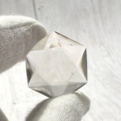 ガウリシャンカール産ヒマラヤスモーキークォーツ"ヘキサゴン六芒星" ルース4️⃣/Gaurishankar Himalayan Smoky Quartz