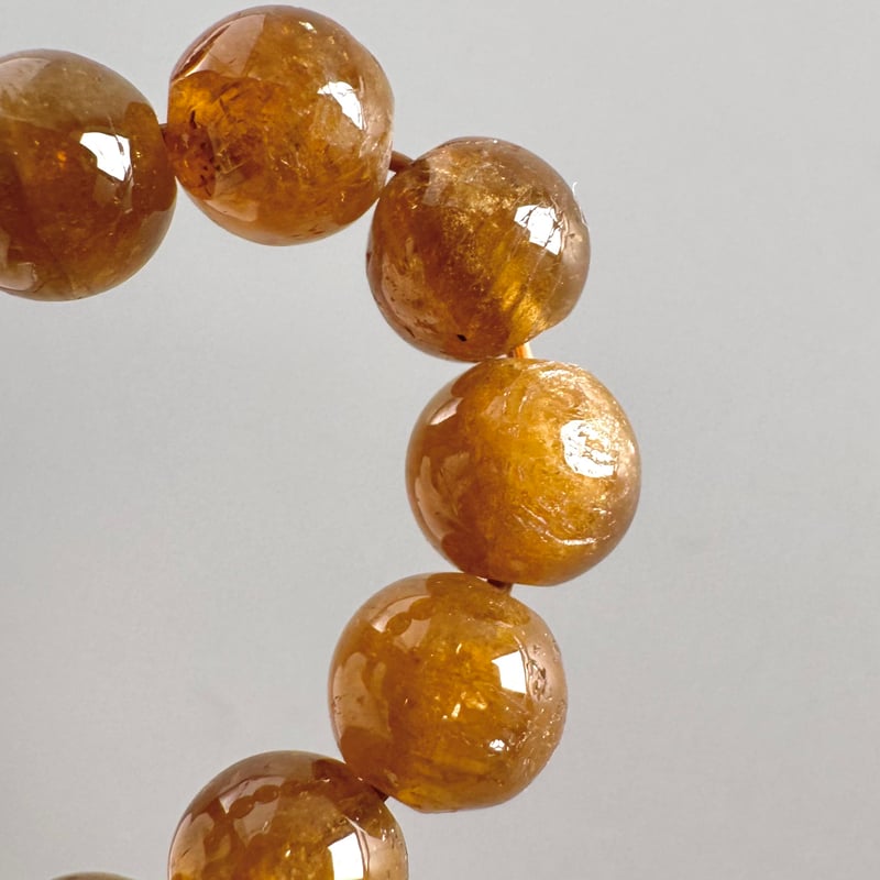 ネパール産トルマリンハニーカラーブレスレット