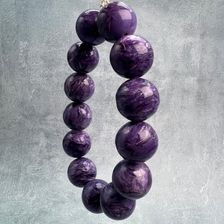チャロアイトブレスレット18mm内径18cm/Charoite Bracelet