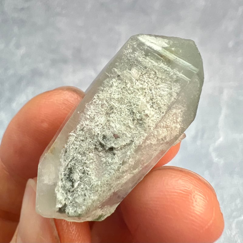 マナスル産】クローライトイン天然ヒマラヤ水晶⑦/Manaslu Chlorite in