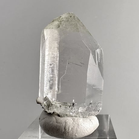 【ガネッシュヒマール産】クローライトイン天然ヒマラヤ水晶ミニポイント"CC"/Ganesh Himal Chlorite in Himalayan Quartz Mini Point