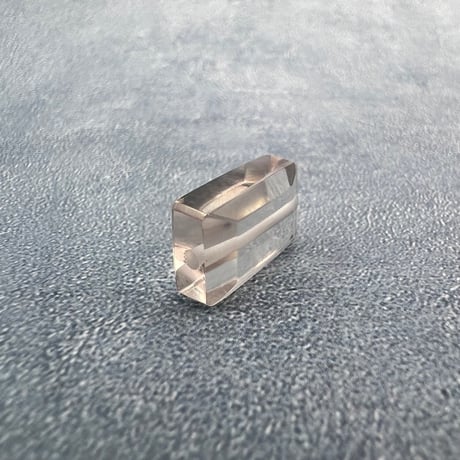 【ガウリシャンカール産】天然ヒマラヤスモーキークォーツ"手磨き加工"スクエアビーズ④/Gaurishankar Himalayan Smoky Quartz Square Beads