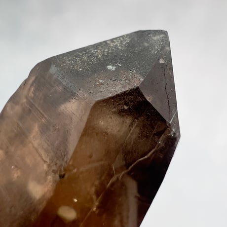【ガウリシャンカール産】天然ヒマラヤスモーキークォーツ バチカン付きペンダントトップ④/Gaurishankar Himalayan Smoky Silver925 pendant top