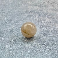 【ガネッシュヒマール産】アクチノライトイン天然ヒマラヤ水晶ビーズ⑬/Ganesh Himal Actinolite in Himalayan Quartz beads