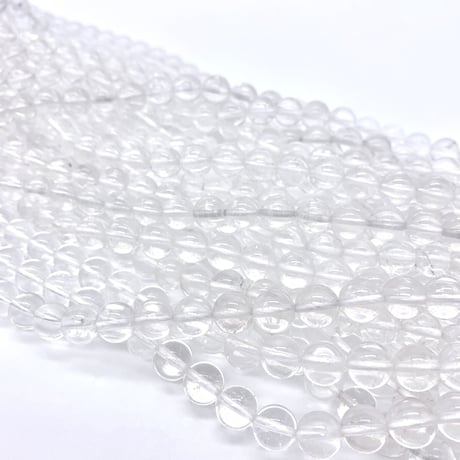 ガネーシュヒマール産ヒマラヤ水晶ビーズ10mm/Ganesh Himal Himalayan Quartz Beads