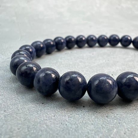 【天然サファイア】ブレスレット(6.8mm/15cm)②/Sapphire Bracelet