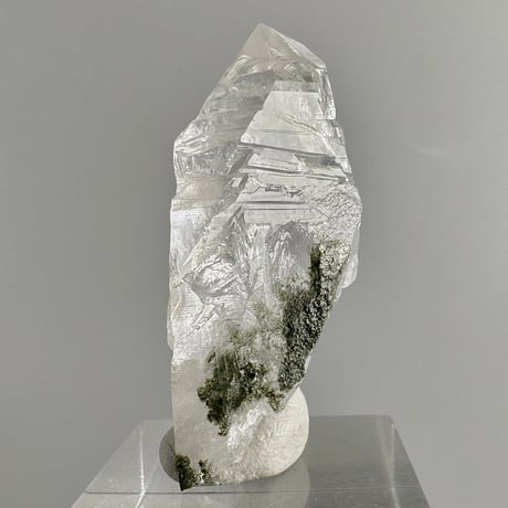 【ガネッシュヒマール産】クローライトイン天然ヒマラヤ水晶ミニポイント"RR" Ganesh Himal Chlorite in Himalayan Quartz Mini Point