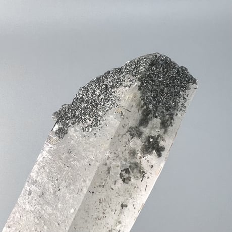 【マナスル産】クローライトイン天然ヒマラヤ水晶ポイント/Manaslu Chlorite in Himalayan Quartz Point