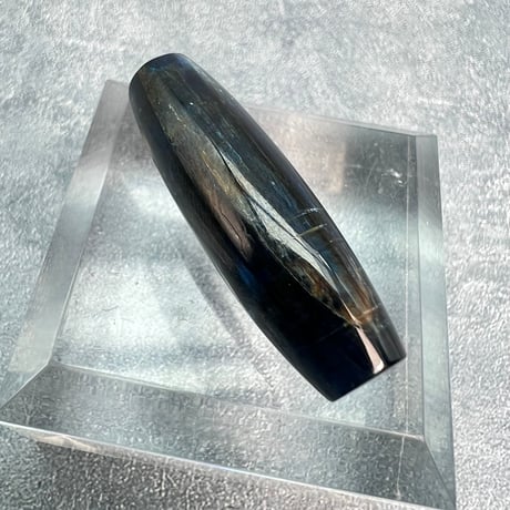 【ハイクオリティ】ネパール産天然ヒマラヤカイヤナイト バレルビーズ②/Nepal﻿ Himalayan Kyanite﻿ Barrel Beads