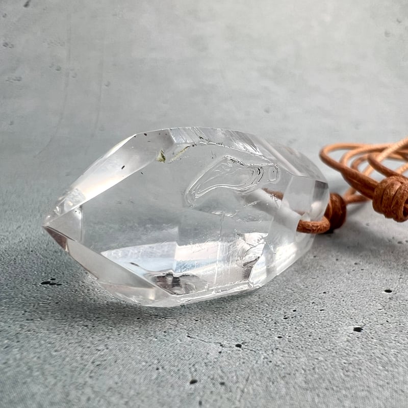 ヒマラヤ水晶 ガネッシュヒマール ルチルクォーツ ＊ マクラメペンダント 36 ヒマラヤ水晶 ガネッシュヒマール ルチルクォーツ ＊ マクラメ