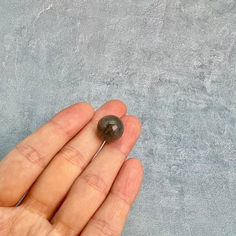 【ガネッシュヒマール産】アクチノライトイン天然ヒマラヤ水晶ビーズ③/Ganesh Himal Actinolite in Himalayan Quartz beads