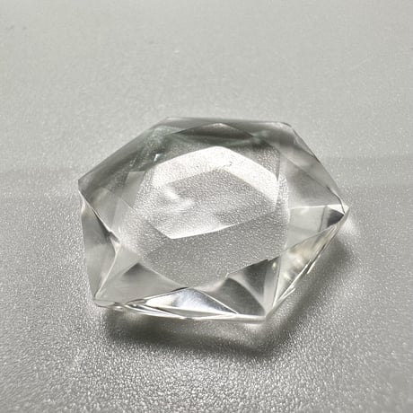 【ガネッシュヒマール産】天然ヒマラヤ水晶"ヘキサゴン六芒星"ルース⑤/Ganesh Himal Himalayan Quartz Hexagon×Hexagram Loose