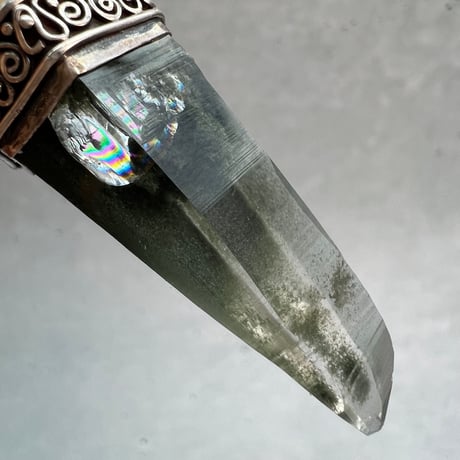 【ガネッシュヒマール産】天然ヒマラヤ水晶 シルバー925ペンダントトップ/Ganesh Himal Himalayan Quartz S/V925 Pendant Top