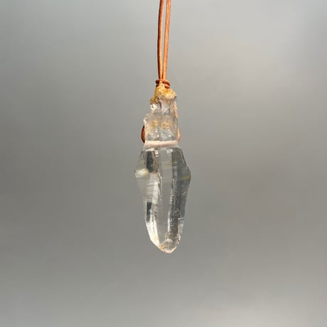 【ガネッシュヒマール産】天然ヒマラヤ水晶ペンダントトップ⑫/Ganesh Himal Natural Pendant Top