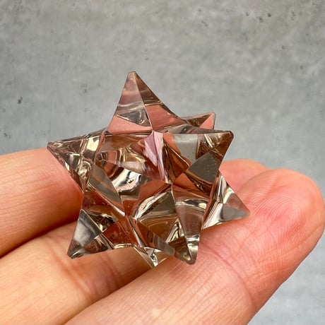 【ガウリシャンカール産】天然ヒマラヤスモーキークォーツ アステロイド⑤/Gaurishankar HimalayanSmoky Quartz "Asteroid"Super Markaba Star