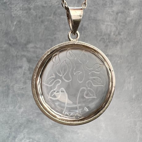 【ガネッシュヒマール産】天然ヒマラヤ水晶"ツリーオブライフ"S/Vペンダントトップ②/Ganesh Himal "Tree of Life"S/V Pendant Top