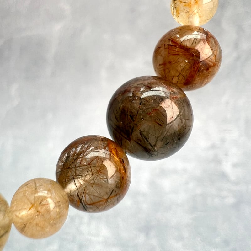 ガネッシュヒマール　ラパ産　アクチノライトインクオーツリング　6〜7号 ガネッシュヒマール産】アクチノライト&クローライトイン天然ヒマラヤ