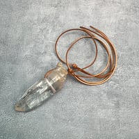 【ガネッシュヒマール産】天然ヒマラヤ水晶ペンダント⑨/GaneshHimal Natural Himalayan Quartz Pendant