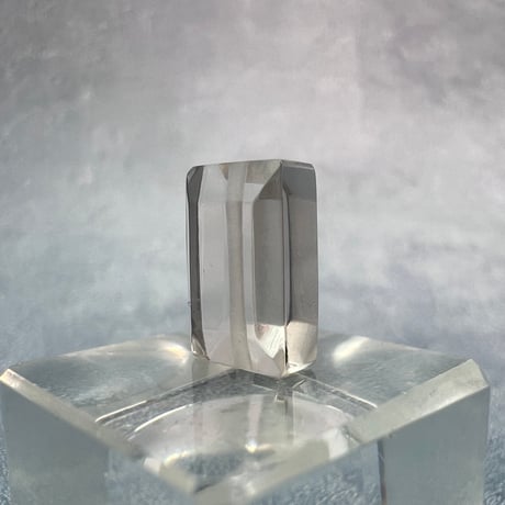 【ガウリシャンカール産】天然ヒマラヤスモーキークォーツ"手磨き加工"スクエアビーズ④/Gaurishankar Himalayan Smoky Quartz Square Beads