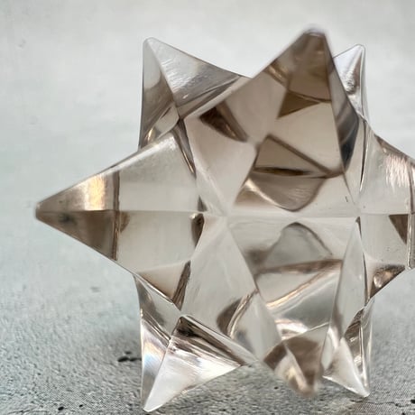 【ガウリシャンカール産】天然ヒマラヤスモーキークォーツ アステロイド⑦/Gaurishankar HimalayanSmoky Quartz "Asteroid"Super Markaba Star